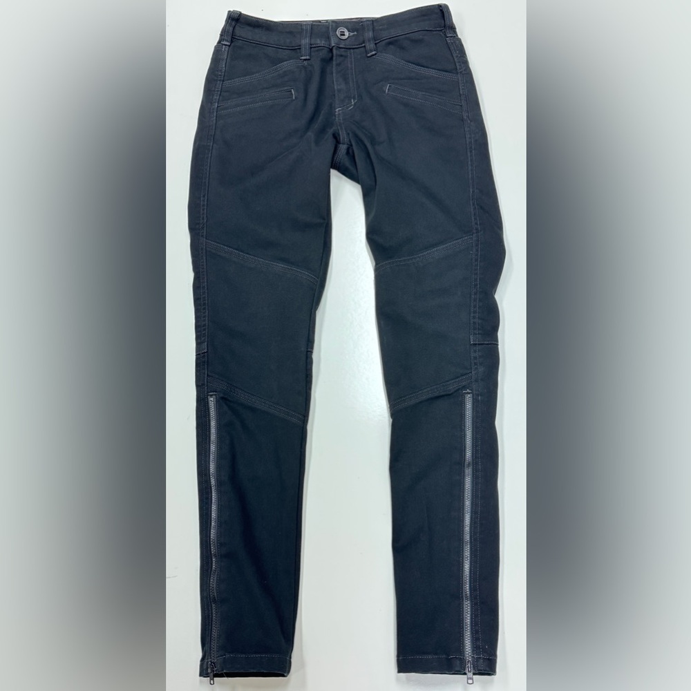 5.11 Tactical Wyldcat Women's Sz 0-Reg Black Skinny Ankle Zipper Stretch Pants